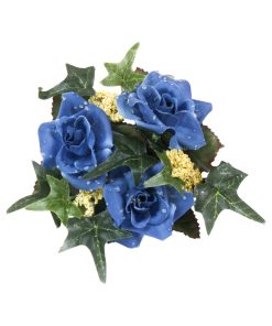 Lichterkranz, rosa, blau, 10 cm