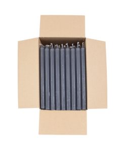 Rustikale Stabkerze, TIEFSEEBLAU, 28 cm. (60 stk.)