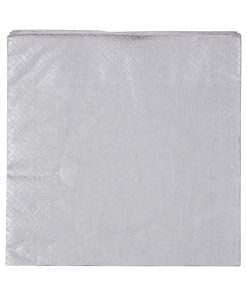 FROKOST servietter SØLV 33x33,  20 stk.