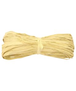 Bast snor / Raffia snor. Natural, 50 gram