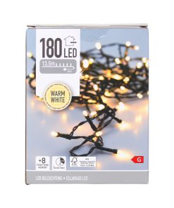 udendørs lyskæde med 180 led og 13,5 meter lang