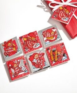 Gavemærker til jul med Babynisser, 12 stk. 3D