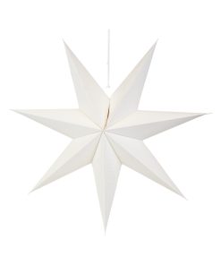 fold ud papirstjerne med 7 takker på 60 centimeter til juleudsmykning
