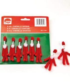 Chenille nisser - piberenser nisser - Find alt til nisselandskab