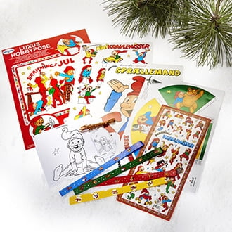 Hobbypose med ALT TIL JUL julepynt med Bramming nisser