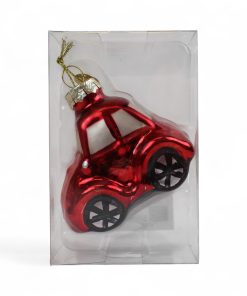 glasfigur som en snemand er sjov juletræspynt der måler 5 centimeter i diameter