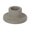 4 centimeter stor grå beton lysestage til kertelys med diameter på 1.2 centimeter