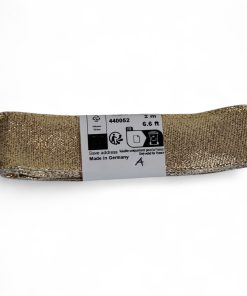 2 meter og 25 millimeter blank guldbånd til dekorationer og gavebånd