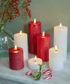 Alternative view of LED kubbelys i HVIT med flat top, diameter 7 cm., høyde 11,2 cm.