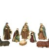 krybbespil med 8 religiøse figurer op til 20 centimeter i mange farver
