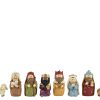 krybbespil med 8 religiøse figurer op til 9,5 centimeter i mange farver