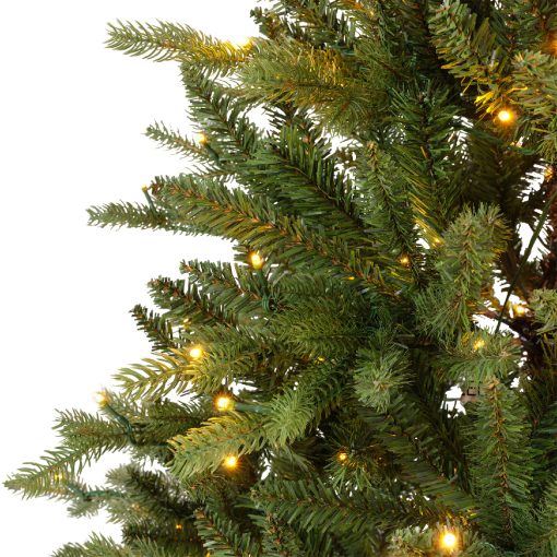 Künstlicher grüner Weihnachtsbaum LED 180 cm. auf Metallfuß, innen – Bild 5