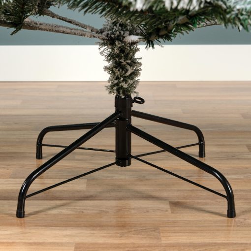 Künstlicher Weihnachtsbaum mit Schnee auf Metallfuß, 180 cm, für den Innenbereich – Bild 3
