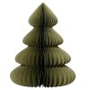 smukt foldbart grønt papir juletræ på 60 centimeter og diameter på 48 centimeter