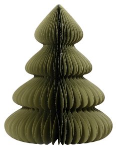 smukt foldbart grønt papir juletræ på 90 centimeter og diameter på 72 centimeter