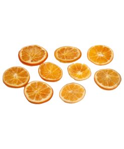 250 gram tørrede naturlige orange appelsinskiver til dekorationer