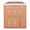 peberkage kagedåse til julens bagværk i metal som måler 21 x 14,5 x 8 centimeter