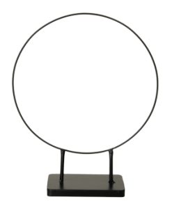 metal ring på fod til dekorationer diameter 30 centimeter