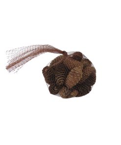 5-7 centimeter aflange brune grankogler i pose med 150 gram