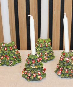 Lysestage juletræ til både kertelig og stagelys