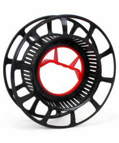 opbevaringshjul i sort plastik til lyskæder diameter 24 centimeter