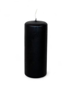 sort bloklys med diameter 5 centimeter og en højde på 12 centimeter