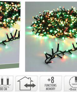 Alternative view of Snake Lichterkette 800 LED mehrfarbig, innen- und außen