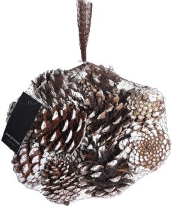 flotte fyrrekogler med hvide spidser i net med 300 gram