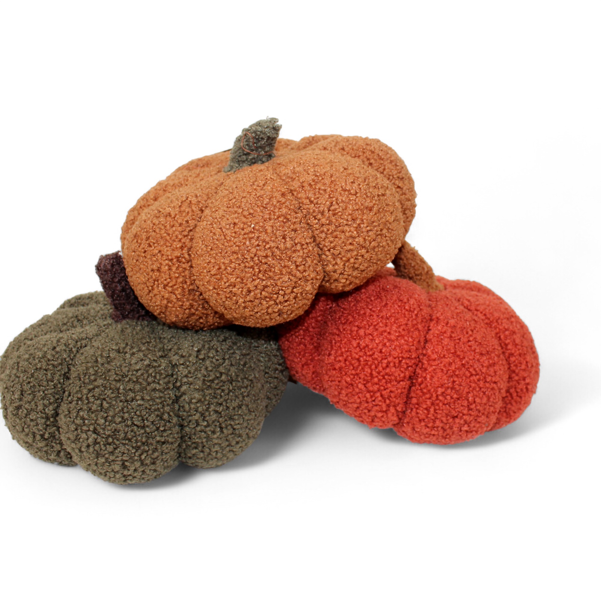 Kürbis aus Polyester, grün 20 x 15 cm – Bild 2