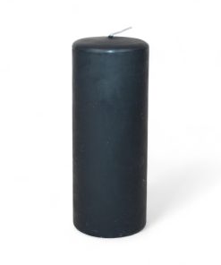 mørke grå dybhavsblå bloklys med diameter 5,8 centimeter og en højde på 15 centimeter