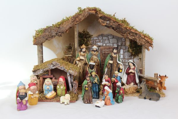 Krybbespil med bibelske figurer
