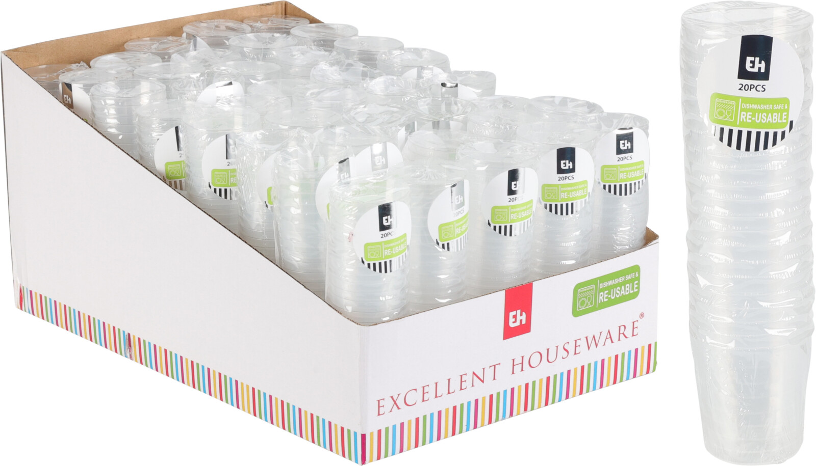 Shot glass, KLARE, flergangsservice, 30 ml (20 stk.)