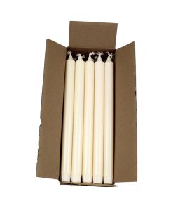 20 styk råhvide kronelys på 29 centimeter i 100% ren stearin