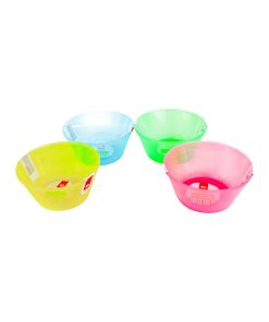 Flergangsservice skåle i forskellige farver