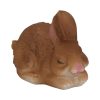 påskekanin med stritører der sover i polystone på 7,5 centimeter