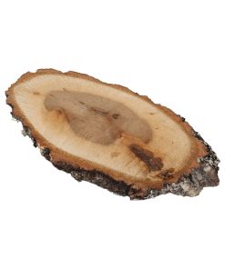 oval træskive af egetræ til dekorationer med stearinlys