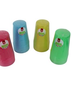 Alternative view of Vandglas, flergangsservice, PINK gennemsigtig plastik 280 ml. (6 stk.)