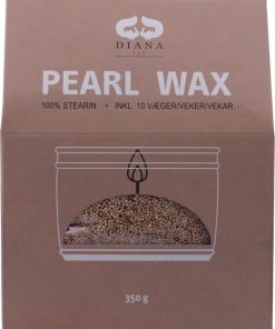 350 gram stearinpulver i sand farve og 100% ren stearin