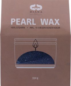 350 gram stearinpulver i kinablå og 100% ren stearin