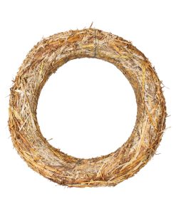 store halmkranse på 11 x 55 centimeter til rejsekranse og store adventskranse