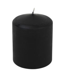 Sort bloklys med mat overflade 7,8x10 cm.