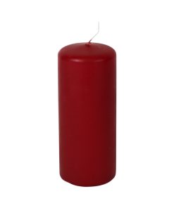 rubinrøde bloklys der måler 5 x 12 centimeter og passer til piet hein stager