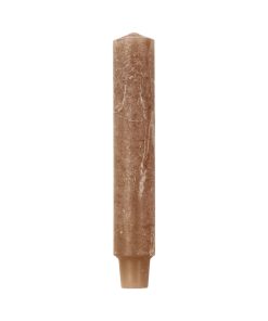 rustikke sandfarvede 3 x 18 centimeter høje jættelys