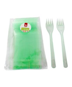 Flerggangsservice gafler grønne