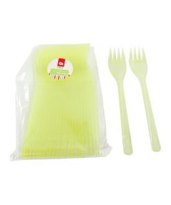 Flerggangsservice gafler gule