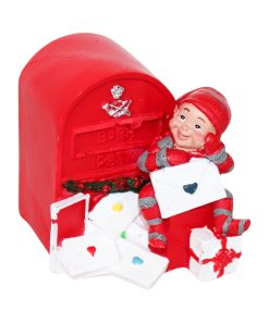 Babynissefigur dreng ved postkasse 7 cm