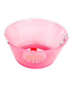 Schale, Mehrwegservice, rosa transparenter Kunststoff 750 ml. (2 stk.)