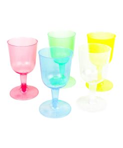 Flergangsservice vinglas i mange flotte farver