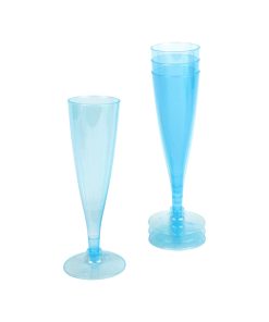 Flergangsservice champagneglas blå