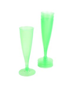 Flergangsservice champagneglas grønne
